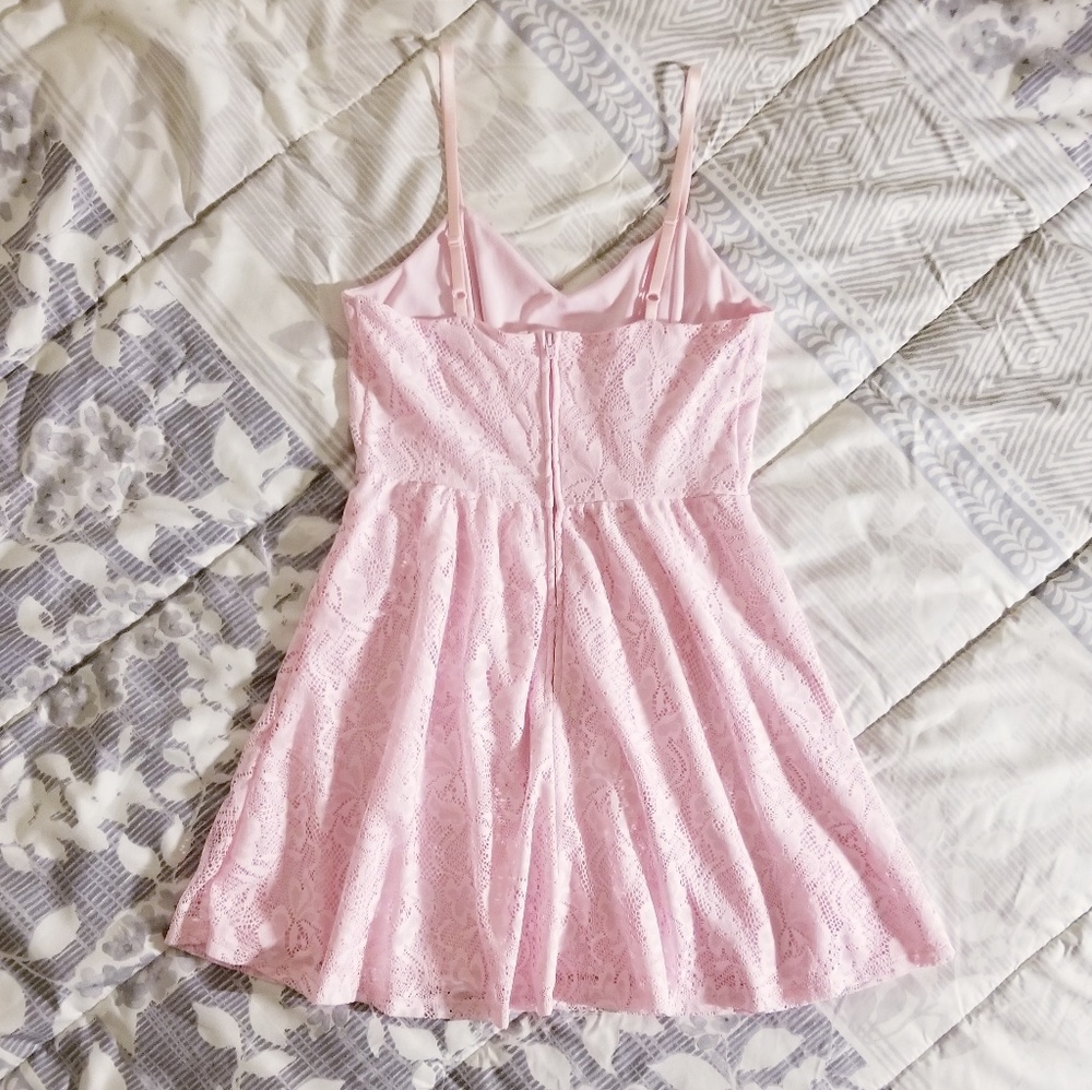 No Boundaries Pink Sweetheart Dress - Picture 3 of 5
